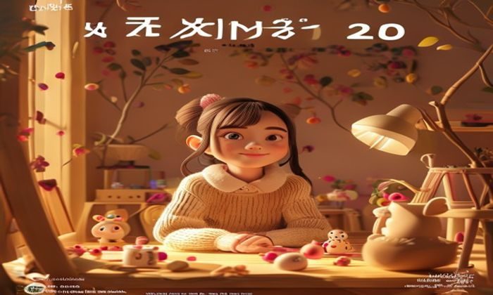 玩偶姐姐2026年度特辑封面图，暖棕色调温馨画面，玩偶姐姐面带微笑站在精心布置的创作空间中，氛围感十足